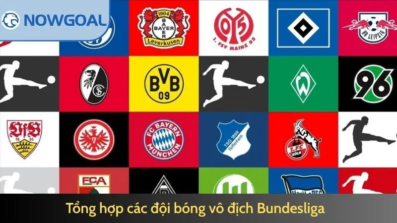 Tổng hợp các đội bóng vô địch Bundesliga 